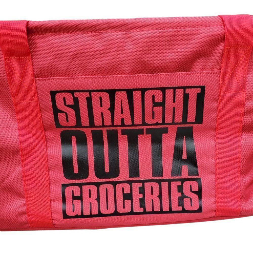 "STRAIGHT OUTTA GROCERIES" Multipurpose Tote - Picture 4 of 15